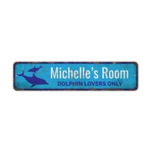 Dolphin-Lover-Only-Sign-Premium-Quality-Rustic-Metal-Sign-2