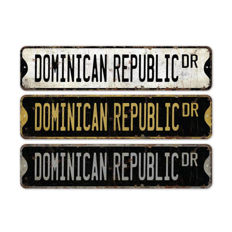 Dominican-Republic-Premium-Quality-Rustic-Metal-Sign-2