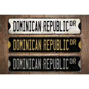 Dominican-Republic-Premium-Quality-Rustic-Metal-Sign-Images