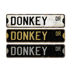 Donkey-Premium-Quality-Rustic-Metal-Sign-2