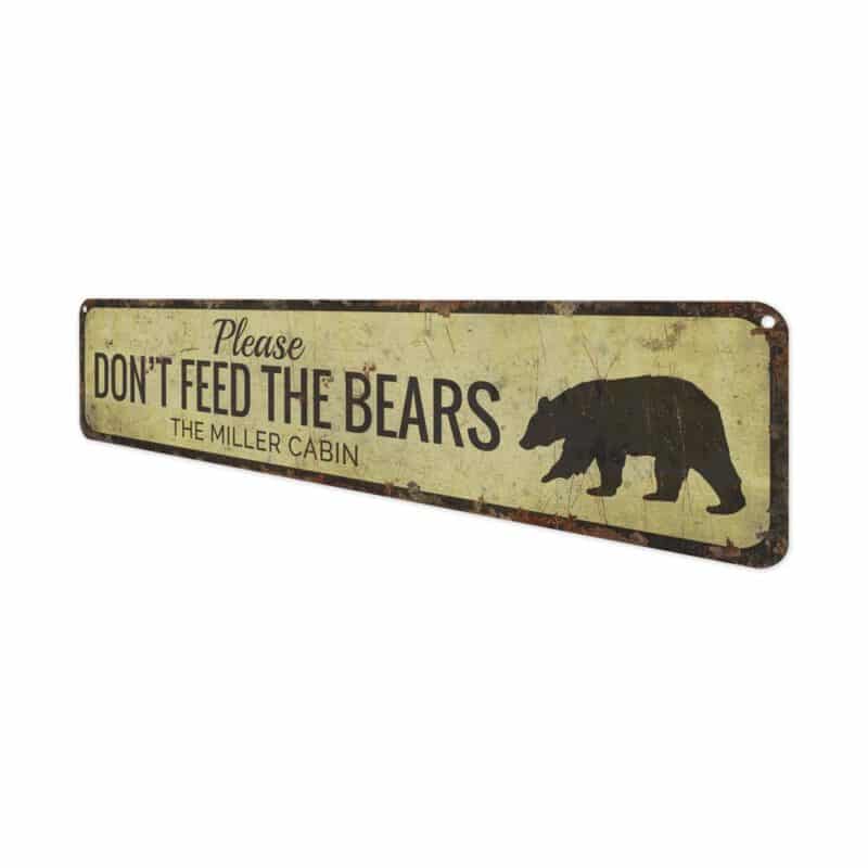 Dont-Feed-the-Bears-Sign-Premium-Quality-Rustic-Metal-Sign-4