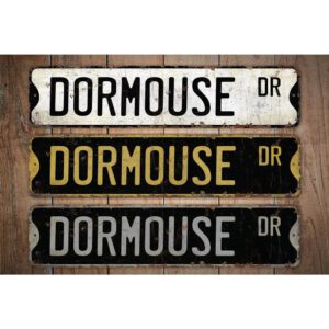 Dormouse-Premium-Quality-Rustic-Metal-Sign-Images