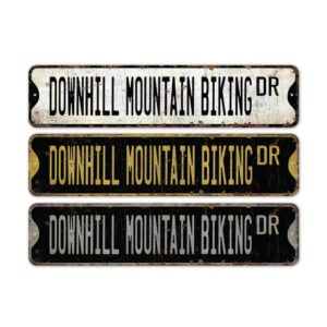 Downhill-Mountain-Biking-Premium-Quality-Rustic-Metal-Sign-2