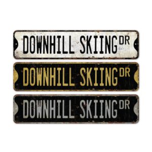 Downhill-Skiing-Premium-Quality-Rustic-Metal-Sign-2