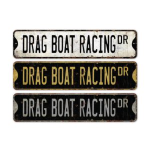 Drag-Boat-Racing-Premium-Quality-Rustic-Metal-Sign-2