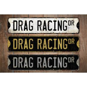 Drag-Racing-Sign-Premium-Quality-Rustic-Metal-Sign-Images