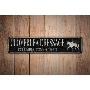 Dressage-City-State-Premium-Quality-Rustic-Metal-Sign-Images