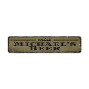 Drink-Beer-Sign-Premium-Quality-Rustic-Metal-Sign-2