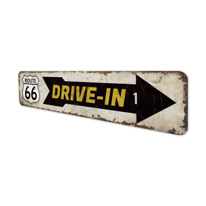 Drive-In-Sign-Premium-Quality-Rustic-Metal-Sign-4