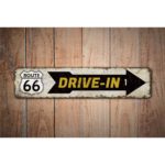 Drive-In-Sign-Premium-Quality-Rustic-Metal-Sign-Images