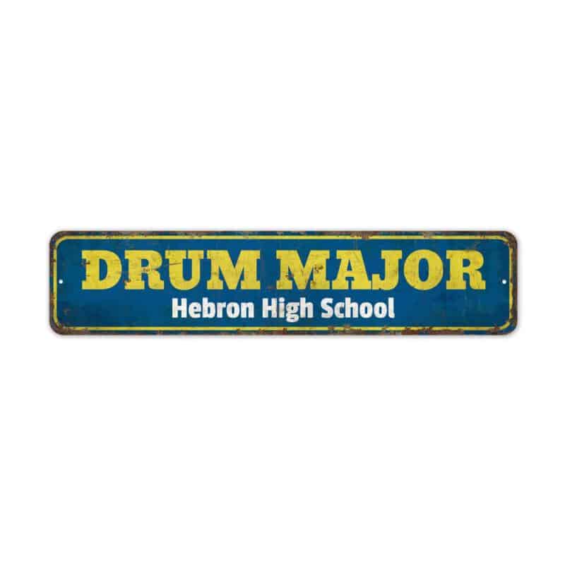 Drum-Major-Premium-Quality-Rustic-Metal-Sign-2