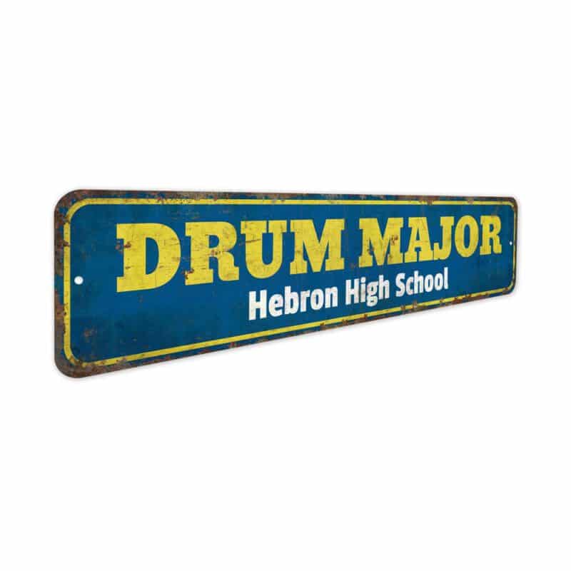 Drum-Major-Premium-Quality-Rustic-Metal-Sign-3