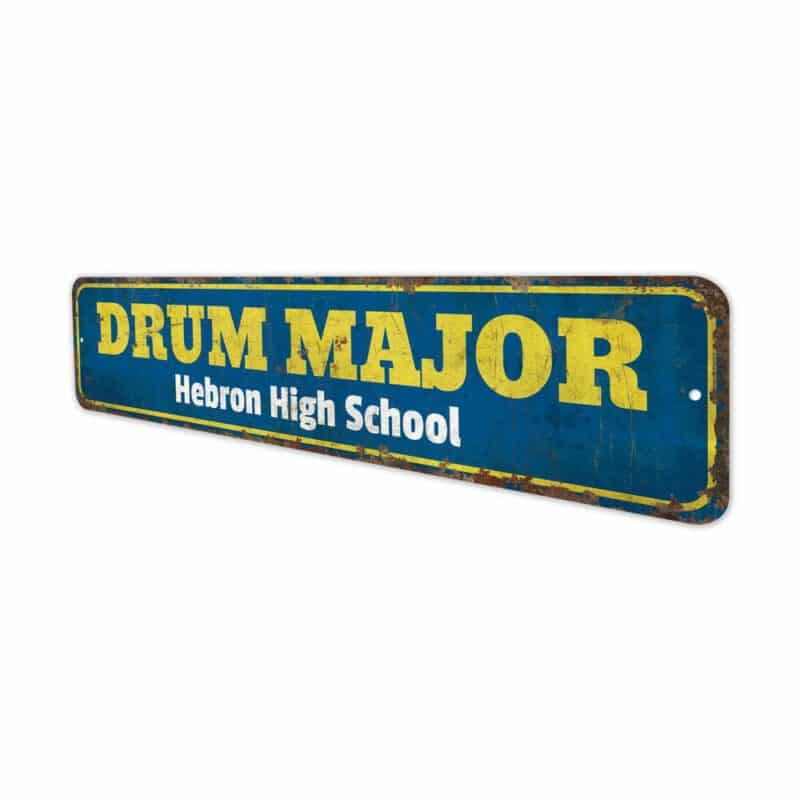 Drum-Major-Premium-Quality-Rustic-Metal-Sign-4