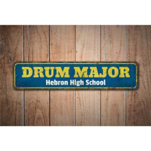 Drum-Major-Premium-Quality-Rustic-Metal-Sign-Images