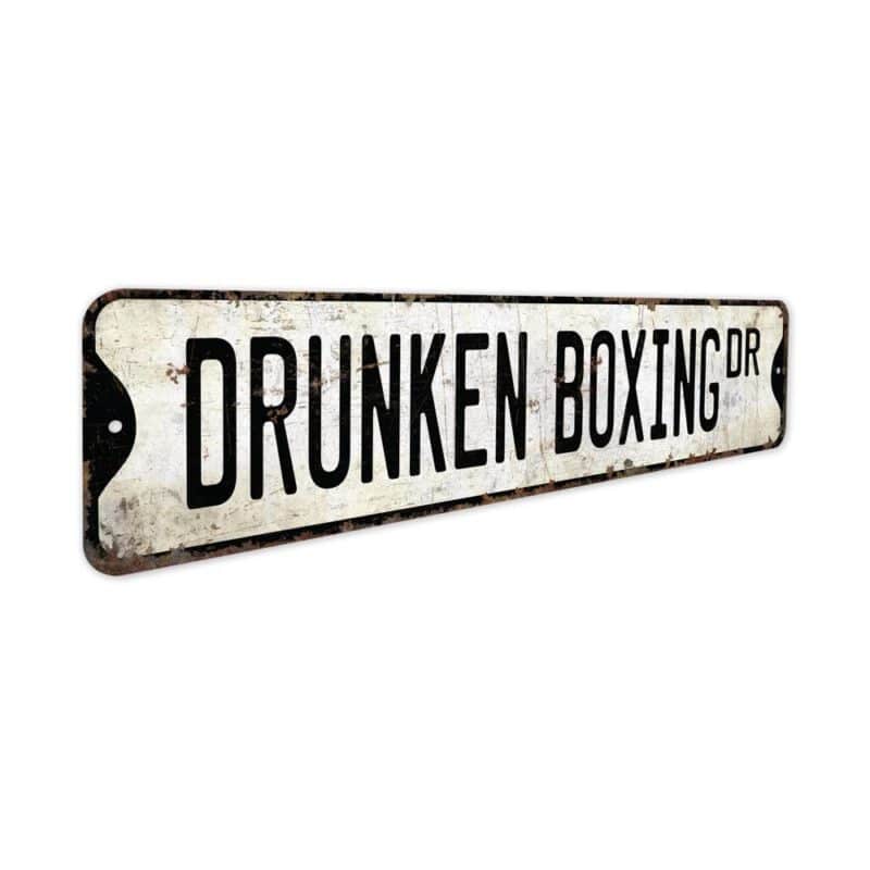 Drunken-Boxing-Premium-Quality-Rustic-Metal-Sign-3