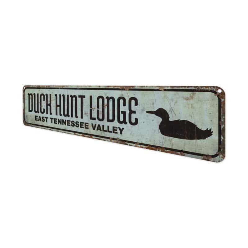 Duck-Hunt-Lodge-Premium-Quality-Rustic-Metal-Sign-4