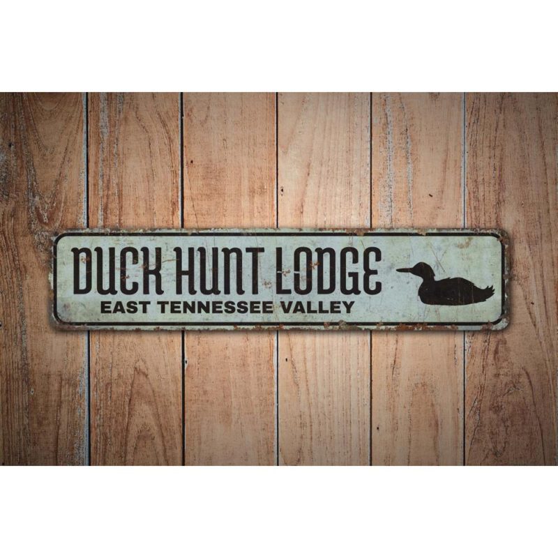 Duck-Hunt-Lodge-Premium-Quality-Rustic-Metal-Sign-Images