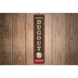 Dugout-Sign-Premium-Quality-Rustic-Metal-Sign-Images