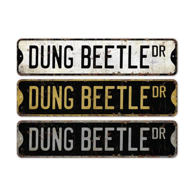 Dung-Beetle-Premium-Quality-Rustic-Metal-Sign-2