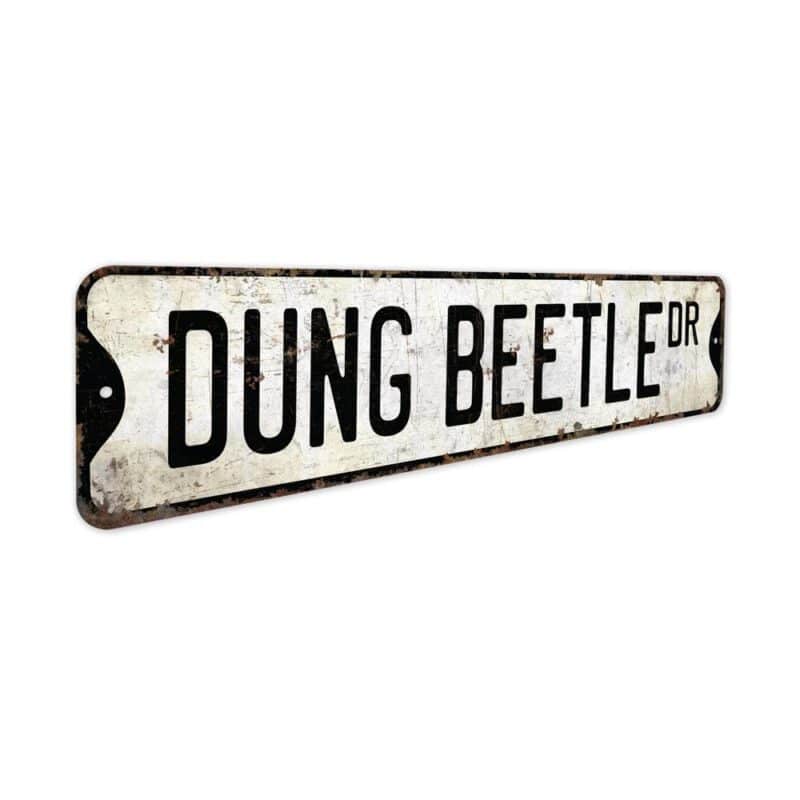 Dung-Beetle-Premium-Quality-Rustic-Metal-Sign-3