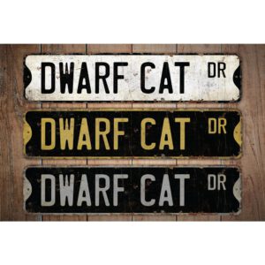 Dwarf-Cat-Premium-Quality-Rustic-Metal-Sign-Images