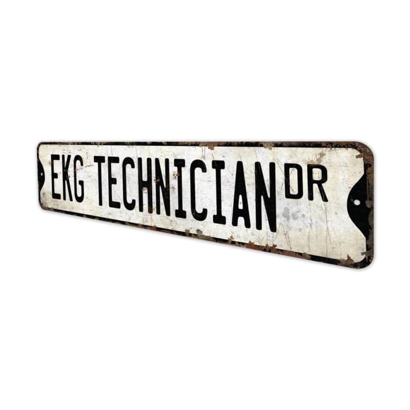 EKG-Technician-Premium-Quality-Rustic-Metal-Sign-4