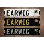 Earwig-Premium-Quality-Rustic-Metal-Sign-Images