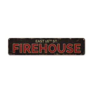 East-16th-Street-Firehouse-Premium-Quality-Rustic-Metal-Sign-2