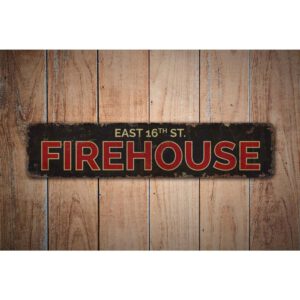 East-16th-Street-Firehouse-Premium-Quality-Rustic-Metal-Sign-Images