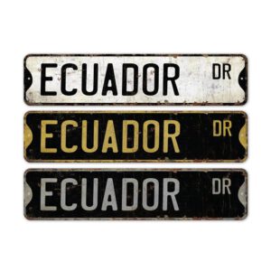 Ecuador-Premium-Quality-Rustic-Metal-Sign-2