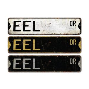 Eel-Premium-Quality-Rustic-Metal-Sign-2