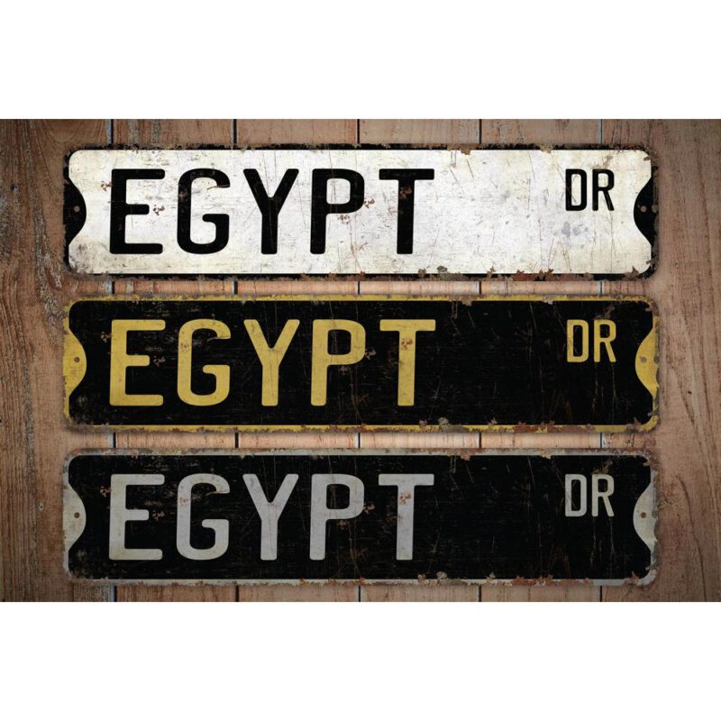 Egypt-Premium-Quality-Rustic-Metal-Sign-Images