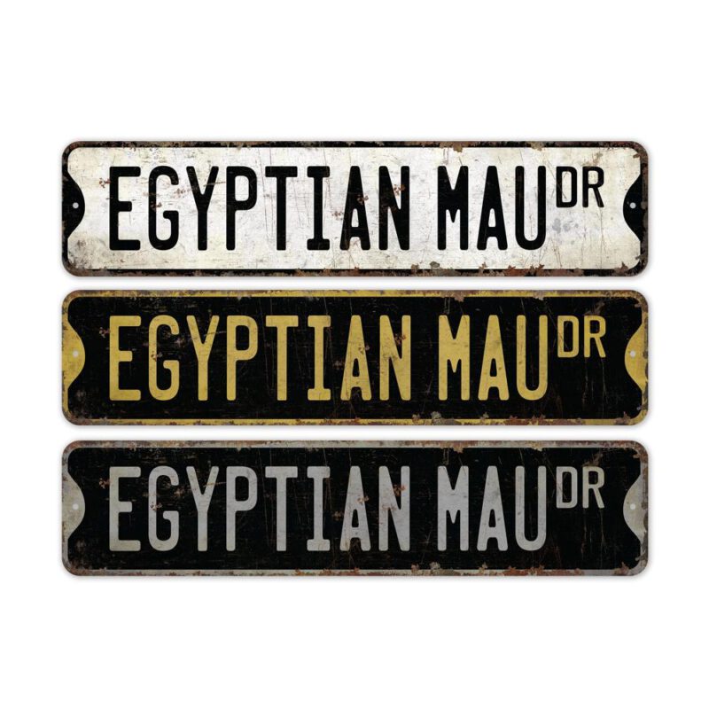 Egyptian-Mau-Premium-Quality-Rustic-Metal-Sign-2