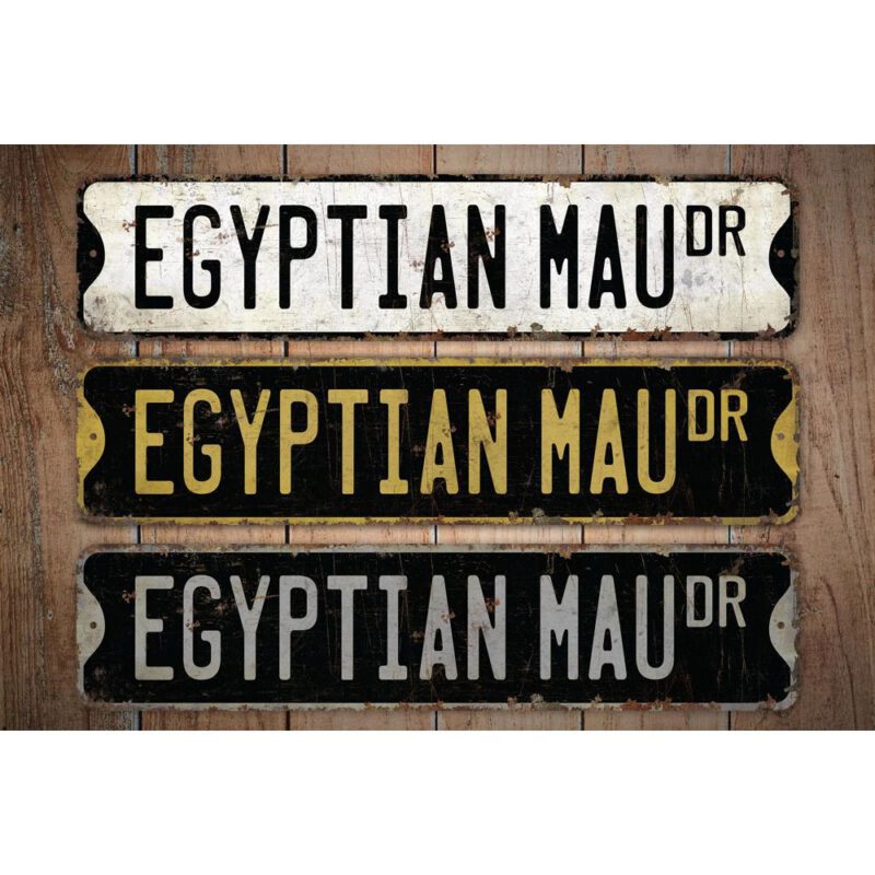 Egyptian-Mau-Premium-Quality-Rustic-Metal-Sign-Images