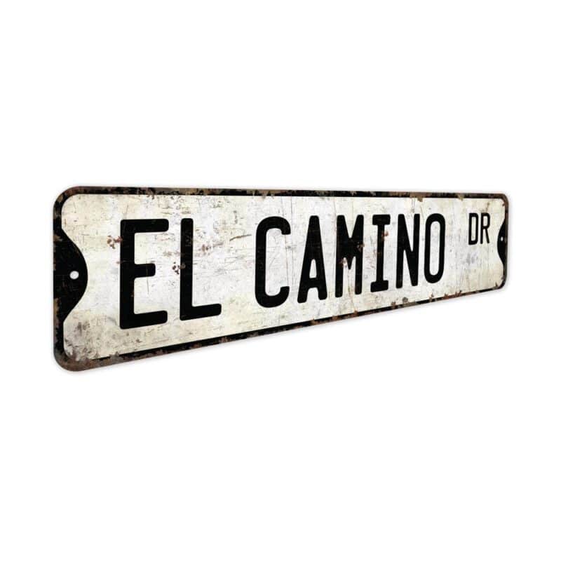 El-Camino-Sign-Premium-Quality-Rustic-Metal-Sign-3