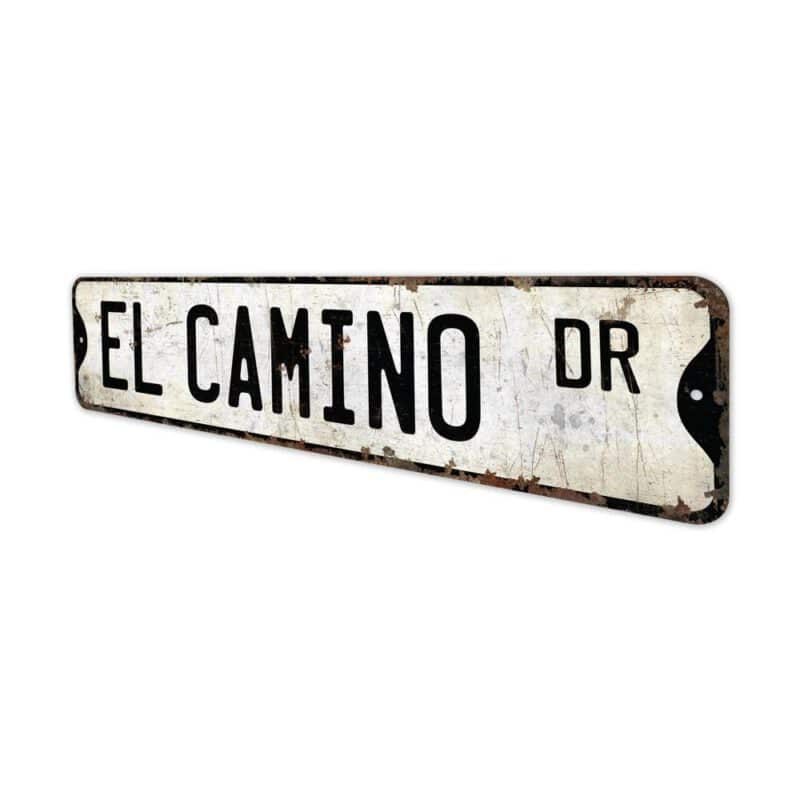 El-Camino-Sign-Premium-Quality-Rustic-Metal-Sign-4