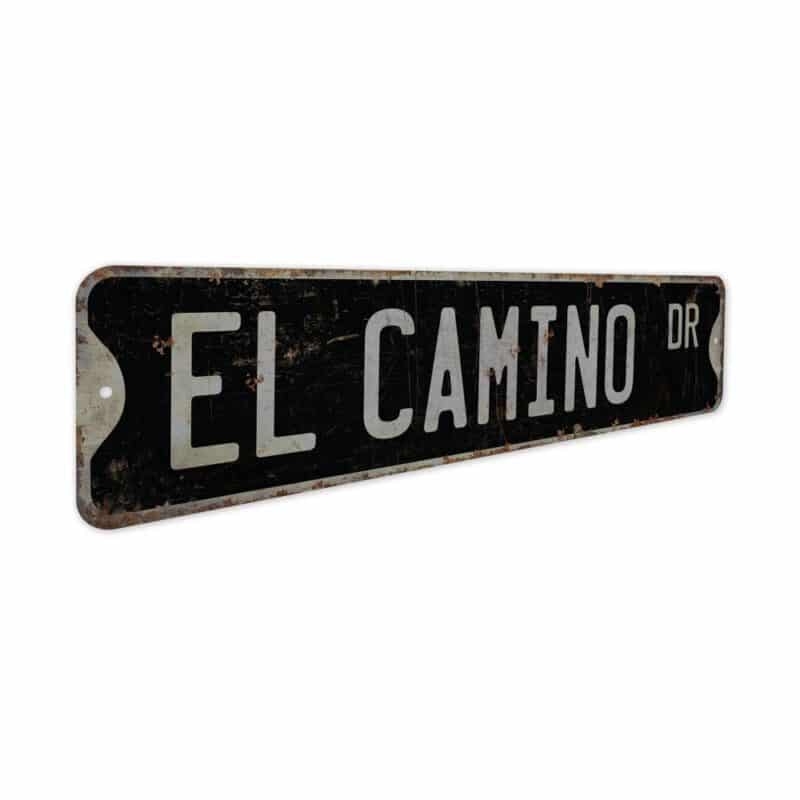 El-Camino-Sign-Premium-Quality-Rustic-Metal-Sign-7