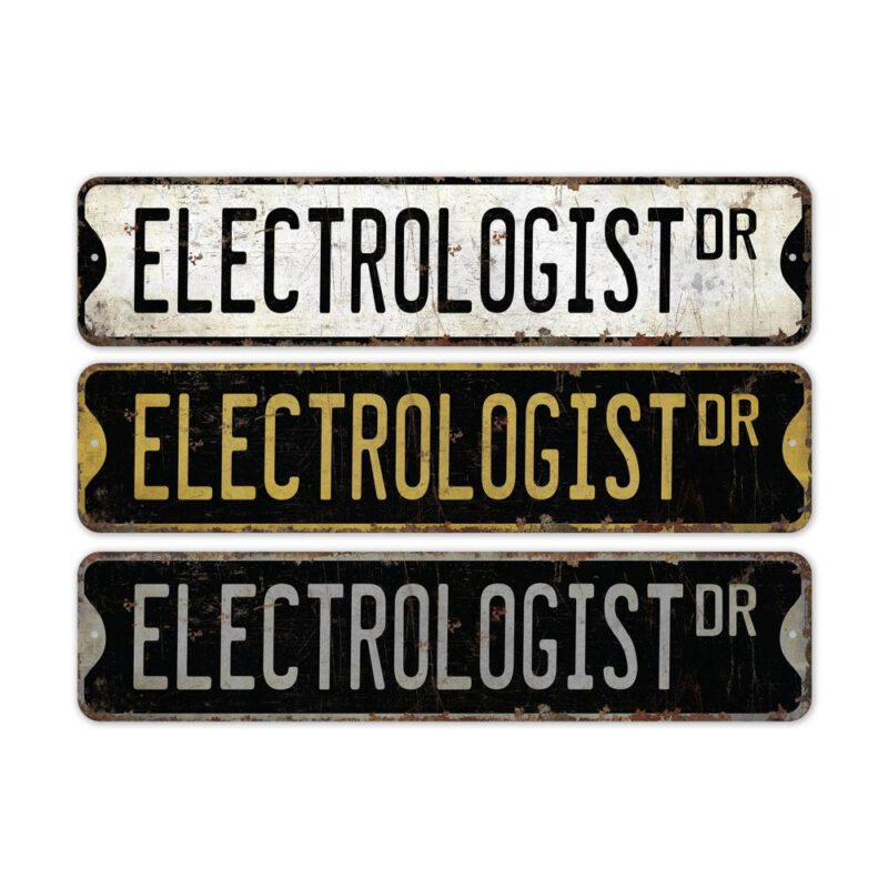 Electrologist-Premium-Quality-Rustic-Metal-Sign-2