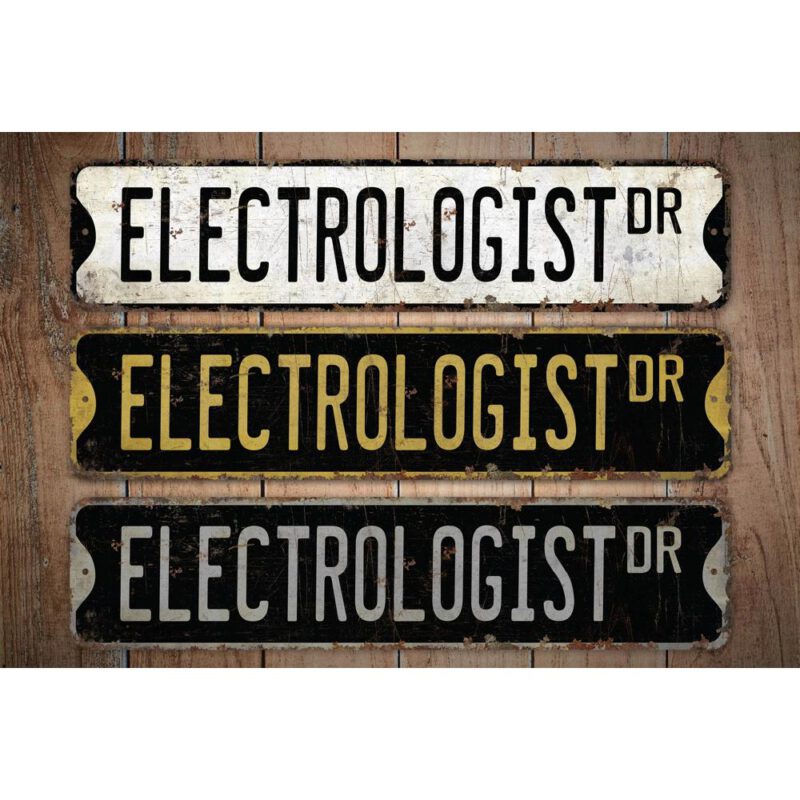 Electrologist-Premium-Quality-Rustic-Metal-Sign-Images