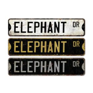 Elephant-Premium-Quality-Rustic-Metal-Sign-2