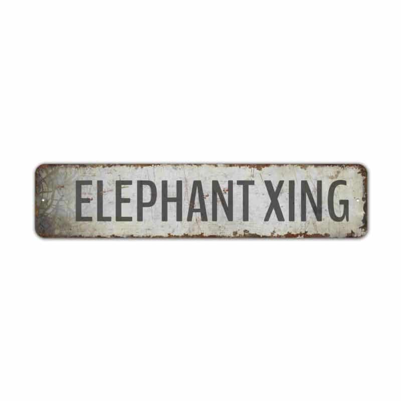 Elephant-Xing-Premium-Quality-Rustic-Metal-Sign-2