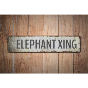 Elephant-Xing-Premium-Quality-Rustic-Metal-Sign-Images