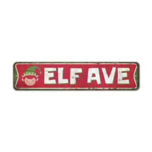 Elf-Avenue-Sign-Premium-Quality-Rustic-Metal-Sign-2-1