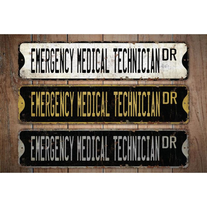 Emergency-Medical-Technician-Premium-Quality-Rustic-Metal-Sign-Images