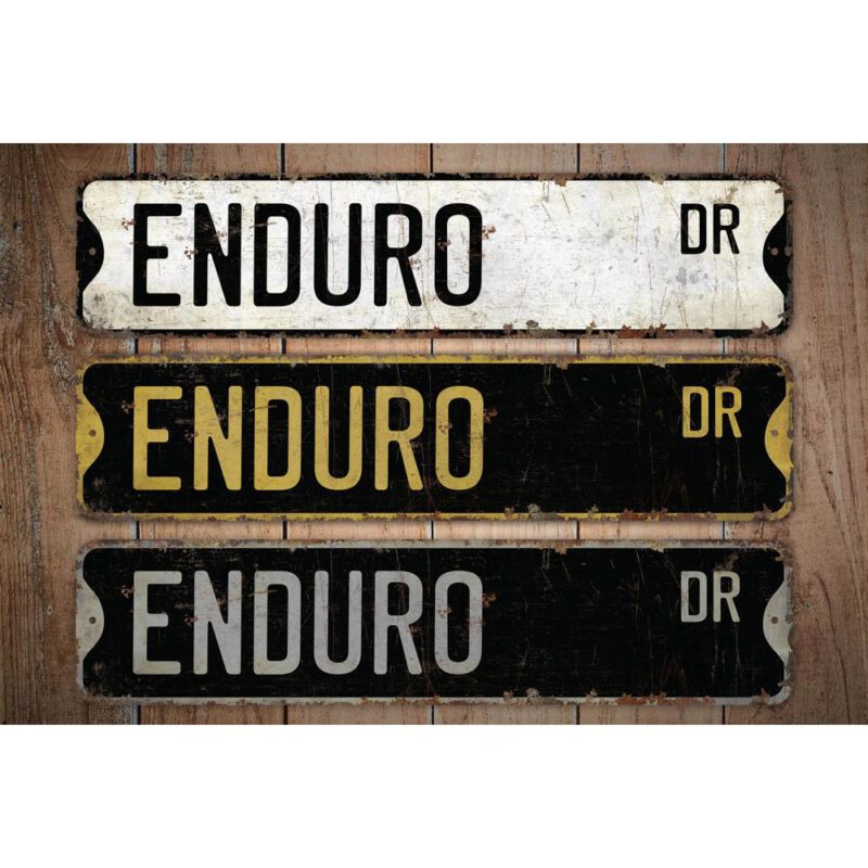 Enduro-Premium-Quality-Rustic-Metal-Sign-Images