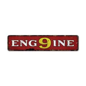 Engine-9-Sign-Premium-Quality-Rustic-Metal-Sign-2