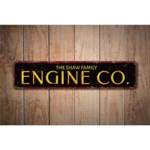 Engine-Company-Sign-Premium-Quality-Rustic-Metal-Sign-Images