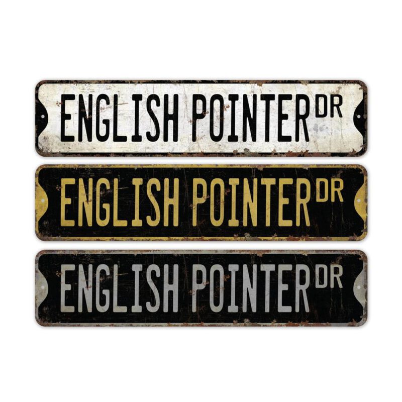 English-Pointer-Premium-Quality-Rustic-Metal-Sign-2