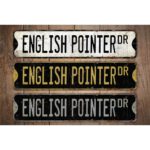 English-Pointer-Premium-Quality-Rustic-Metal-Sign-Images