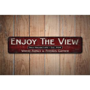 Enjoy-The-View-Sign-Premium-Quality-Rustic-Metal-Sign-Images